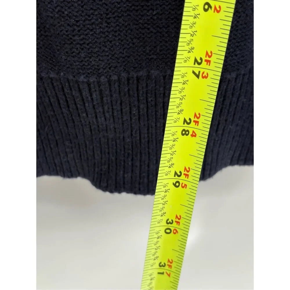 Banana Republic Sweater‎ Shawl Collar Men Medium Navy Blue Striped Long Sleeve